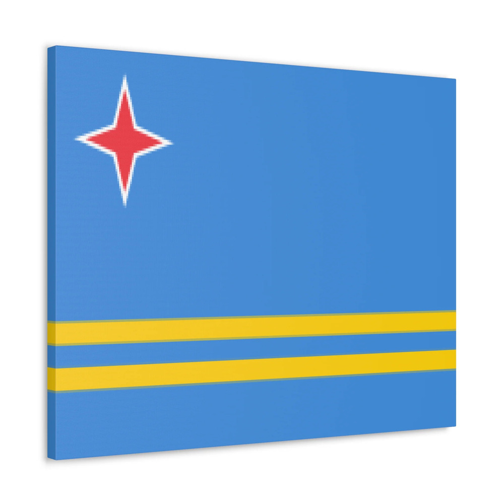 Aruba Country Flag Canvas Vibrant Wall Art Unframed Home Decor